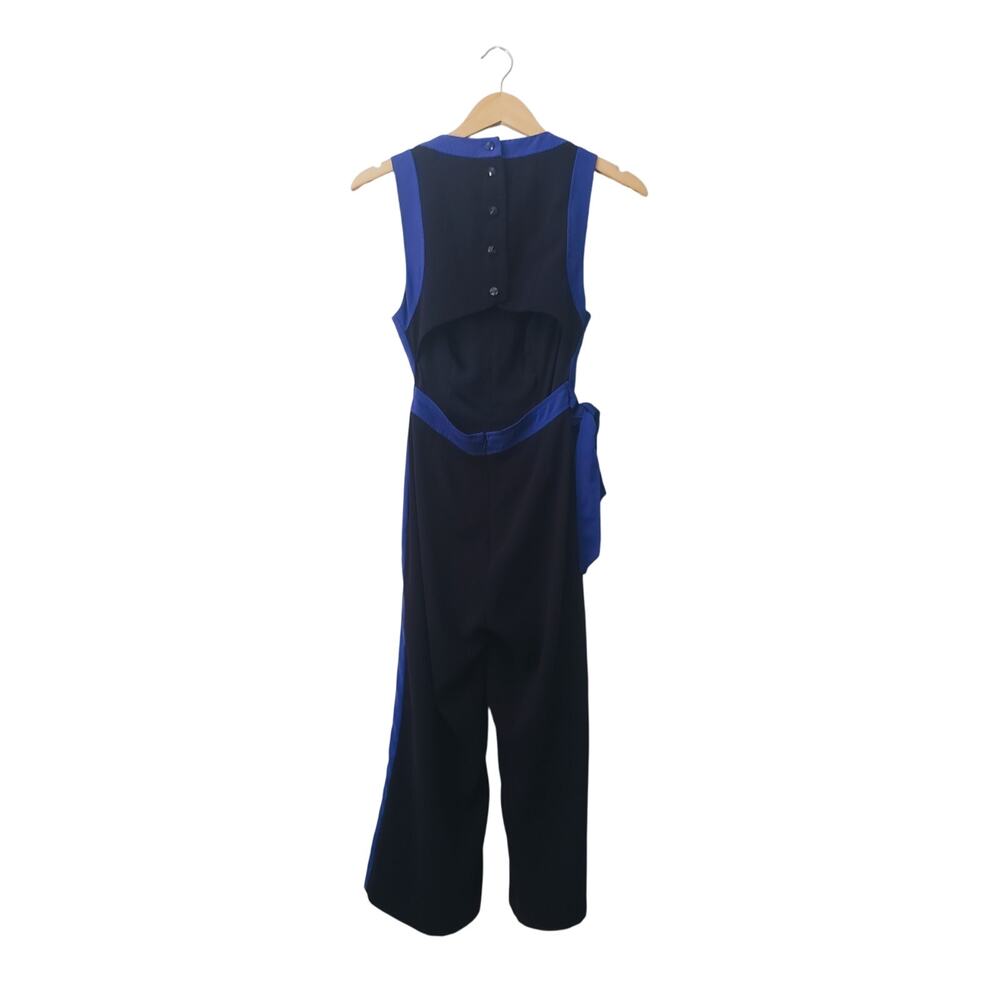Anthropologie Becas Colorblock Jumpsuit Blue Size 0P - Picture 4 of 8